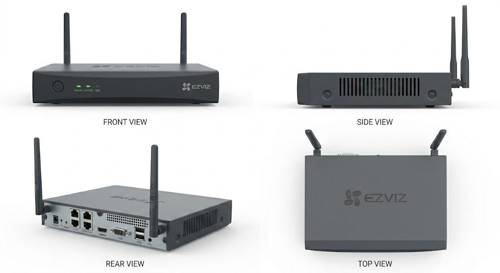 Grabador de Video Ezviz NVR 3K WiFi 2MP